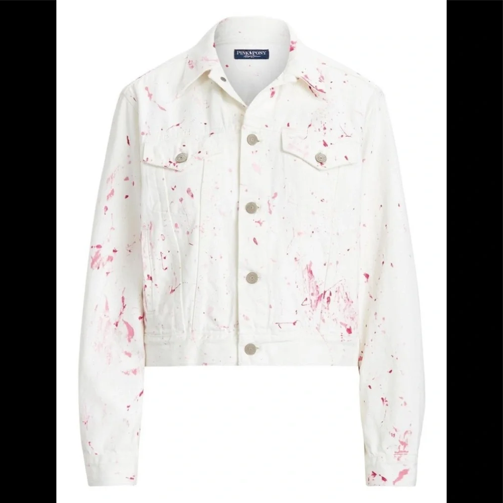 Polo Ralph Lauren Pink Pony Denim Trucker Jacket - Picture 7 of 9